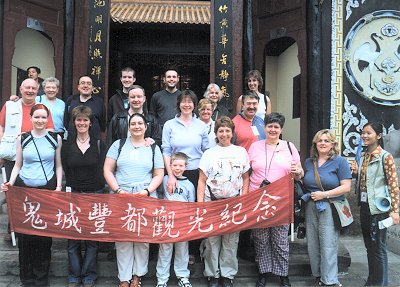 Group photograph in Ghost City